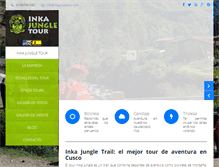 Tablet Screenshot of inkajungletour.com